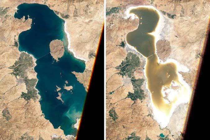 τον παγκόσμιο ωκεανό, π.χ. Caspian Sea, Aral Sea, και Great Salt Lake.