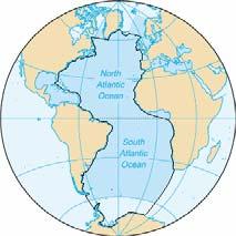 Ατλαντικό Ωκεανό περιλαμβάνουν την Καραϊβική, τη