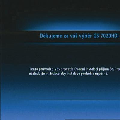 14 GS 7020HDi Užívateľská príručka Kapitola 3 Základné nastavenia Ak ste prístroj zapli prvýkrát, musíte zadať niektoré základné nastavenia.