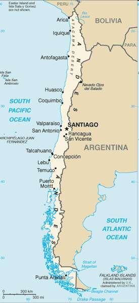 Ťažba medi v Chile : Atacama Atacama je púštna