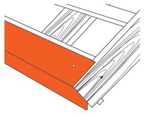 Oplechovanie komínov Rieši sa individuálne, na jeho zhotovenie sa dodáva hladký plech v rozmeroch 1250 x 2000 x 0,5 mm vo farbe zhodnej s farbou krytiny.