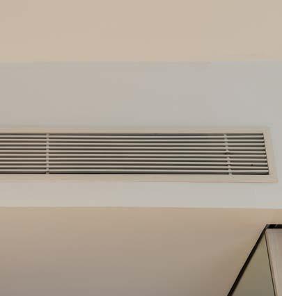 Εξαερισμός Σύστημα θέρμανσης - Ψύξης Ευαίσθητο σημείο των δωματίων είναι ο εξαερισμός και το σύστημα θέρμανσης - κλιματισμού λόγω του θορύβου που παράγουν κατά την λειτουργία τους.