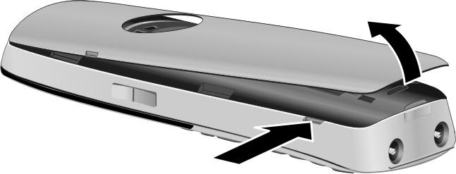 Polarita je označená vnútri priečinka alebo na priečinku pre batérie.