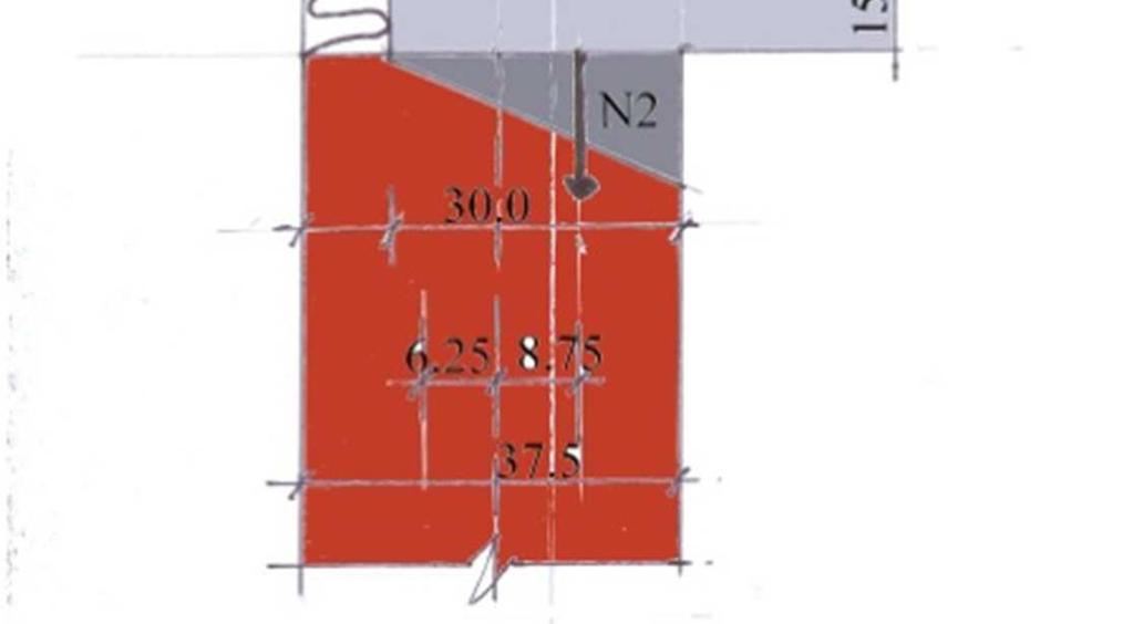 0 kn/etaj N etaj,d (planşeu) 9.0 kn/etaj (valoarea este calculată cu coeficientul 1.35 pentru încărcările permanente şi 1.50 pentru încărcarea utilă) N etaj,d (total) 34.0 + 9.0 63.0 kn/etaj. Încărcarea totală adusă de etajele I III (forţa notată N1 în figura Ex.