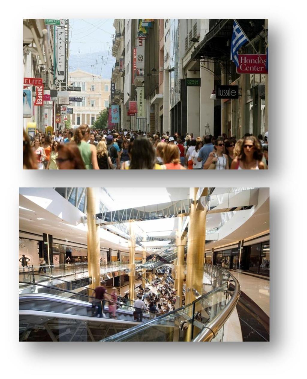 Εμπορικά Καταστήματα Η δραστηριότητα στον τομέα των λιανικών πωλήσεων ήταν αυξημένη κυρίως από πολυεθνικές & μεγάλες ελληνικές εταιρείες που συνεχίζουν να αναπτύσσουν το δίκτυο τους πανελλαδικά αλλά
