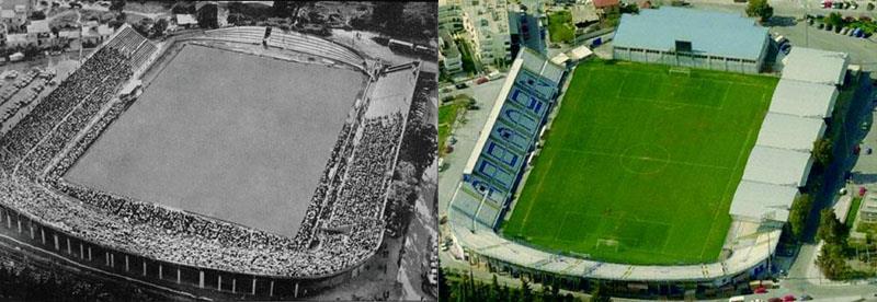 Το 1961 με τα οικονομικά ανταλλάγματα από την παραχώρηση των Α. καμάρα και Γ. Χολέβα στον Παναθηναϊκό κατασκευάστηκε και η δυτική κερκίδα του γηπέδου χωρητικότητας 6.000 θεατών.