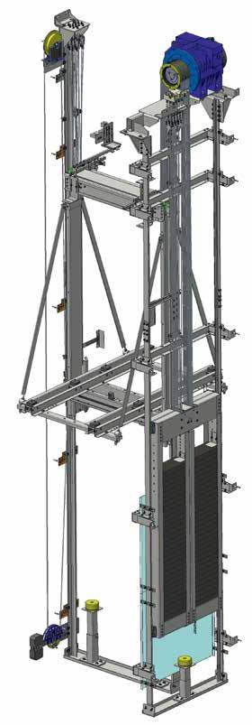 Atlas Gigas TECHNICAL ADVANTAGES ΤΕΧΝΙΚΑ ΠΛΕΟΝΕΚΤΗΜΑΤΑ Galvanised counterweight frame Γαλβανιζέ πλαίσιο αντιβάρου Atlas Gigas Atlas Gigas is the ideal traction solution for rated loads of