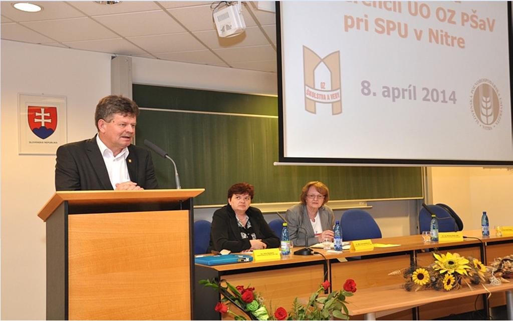 Činnosť Združenia VŠaPRO OZ PŠaV na Slovensku od marca 2014: Február marec 2014 predseda zväzu Ing. Pavel Ondek a predseda Združenia VŠaPRO doc. Ing. M. Habán, PHD.