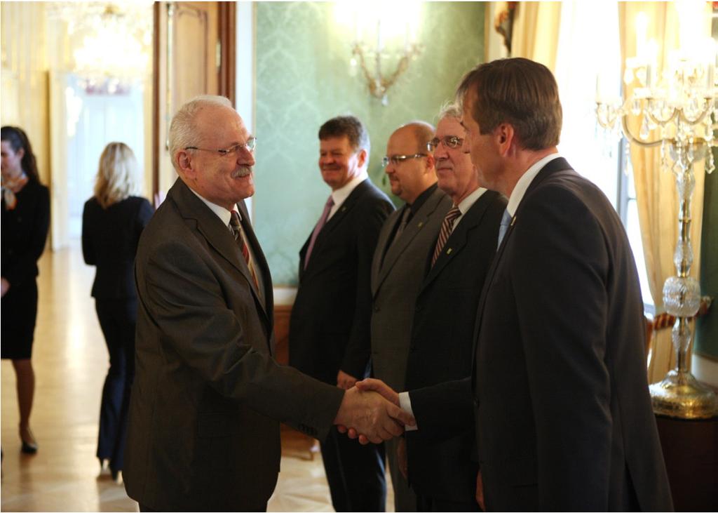 Máj 2014 stretnutie s prezidentom SR I.