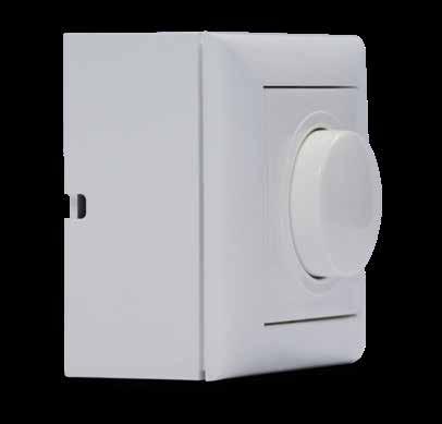 CUBIC 1000W DIMMER ΕΞΩΤΕΡΙΚΟ ΛΕΥΚΟ Για φορτία ωμικά και επαγωγικά (λαμπτήρες αλογόνου) Για ταινίες LED με τη χρήση dimmable τροφοδοτικού Για μονοφασικούς κινητήρες Δεν απαιτείται η χρήση ουδετέρου