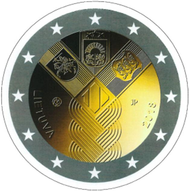 C 21/2 EL Επίσημη Εφημερίδα της Ευρωπαϊκής Ένωσης 20.1.2018 Νέα εθνική όψη κερμάτων ευρώ που προορίζονται για κυκλοφορία (2018/C 21/02) Εθνική όψη του νέου αναμνηστικού κέρματος των 2 ευρώ έκδοσης