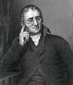 John Dalton (1766-1844) Το άτομο επανήλθε στην επιστημονική ορολογία στην αρχή του 18ου αιώνα, με την ατομική θεωρία του John Dalton σύμφωνα με τον οποίο: "Διάλεξα τη λέξη άτομο για να αποδώσει