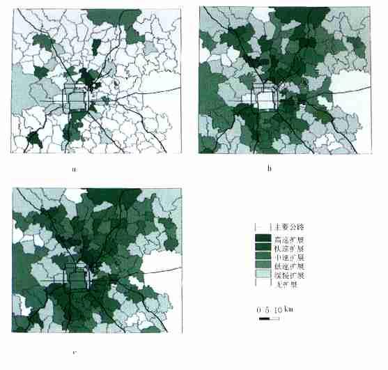 412 55 2 (1992 1997 ) F ig12 Spatial differentiation of urban land use grow th in Beijing (1992 1997) 3 (1992 1997) T ab13 Spatial differentiation of urban land use grow th in Beijing (1992 1997) ghm