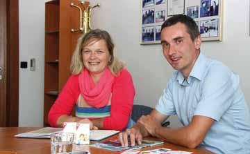 Katarína Pochová, MBA, sa stretla s obchodno-výrobným riaditeľom spoločnosti Unipharma s cieľom prejednať budúcu spoluprácu v oblasti predaja cytostatík z ich rady.