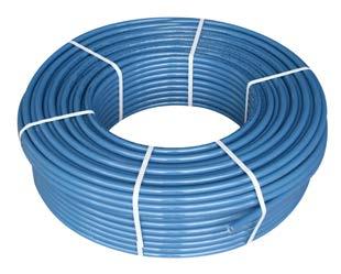 Spojovacia vrstva Rúrky KAN-therm PE-RT Blue Floor sa vyrábajú z kopolyméru polyetylén acetátu s vysokou tepelnou odolnosťou a vynikajúcimi mechanickými vlastnosťami.
