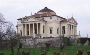 Нешто сложенији примери, попут Брунелескијеве Капеле Паци и Паладијеве Виле Ротонде (Сл.