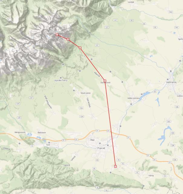 Roky 2016-17 - Vertikálna gravimetrická základnica Gánovce Lomnický štít Číslo bodu SK-401 SK-420 SK-418 SK-412 SK-419 Názov Gánovce