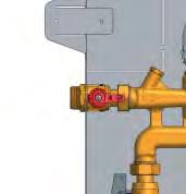 EQM2 obsahuje: trojcestný zónový ventil 2 x vyvažovací ventil jímku teplovodného čidla merač tepla MEGATRON 2 2 x uzatvárací ventil pre vyváženie systému