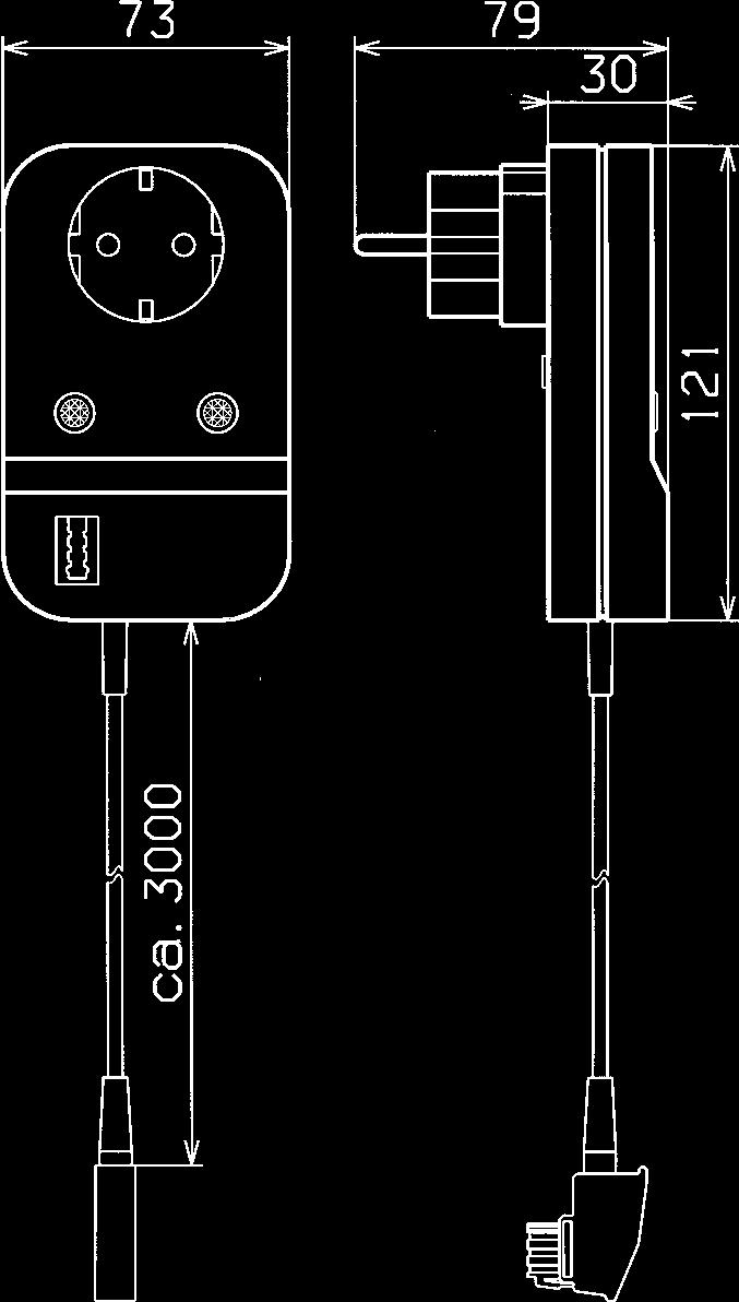 SPD class III podľa IEC 61643-1:1998-02. S optickou signalizáciou prevádzky a poruchy Bližšie informácie nájdete v montážnom návode č. 1282. Technické údaje: Menovité napätie Max.