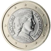 Κύπρος Στα κέρματα των 1 και 2 ευρώ απεικονίζεται ειδώλιο, χαλκολιθικής