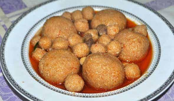Photo: Hatice Muftakta anali kizli Fist sized burghull balls filled with seasond minced meat.