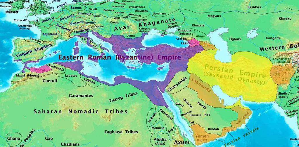 Εικόνα 6: Η περσική Αυτοκρατορία των Σασσανίδων Πηγή: http://www.tribune.gr/world/news/article/121836/to-iran-theli-na-anasistisi-tin-persikiaftokratoria-se-mesopotamia-ke-mesi-anatoli.