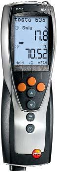 Set za mjerenje U-vrijednosti testo 635-2 Istovremeno mjerenje temperature na tri mjesta Bežična sonda za mjerenje izvan objekta Automatski izračun i prikaz U-vrijednosti (W/mK2) Dokumentiranje