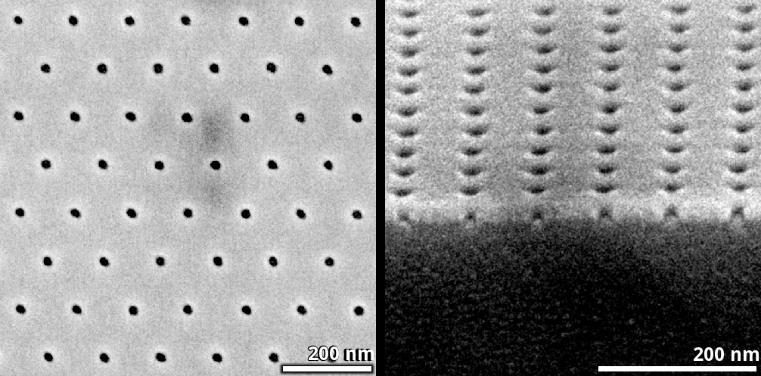 conditions on bare & patterned Si (111)