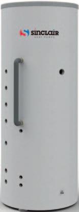 S-THERM+ EVI SCROLL TOPLINSKA PUMPA ZA GRIJANJE PTV DIJAGRAM CIJEVI VODE S KOMBINIRANIM SPREMNIKOM VODE KOMBINIRANI SPREMNIK ST-500MCS, ST-500MC Spremnik 500 L od nehrđajućeg čelika s toplinom