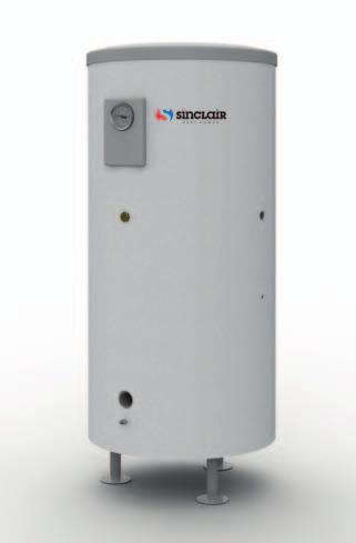 S-THERM+ EVI SCROLL TOPLINSKA PUMPA ZA GRIJANJE VODE SHEMA SPAJANJA CIJEVI VODE SA NEIZRAVNIM SPREMNIKOM TV NEIZRAVNI SPREMNIK TV ST-200D, ST-300D JednostavnI spremnik 200, 300 l Stajaći dizajn