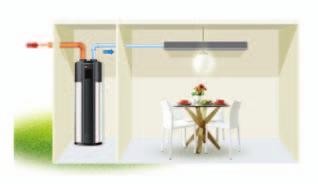 Štedi energiju u usporedbi s konvencionalnim izvorom za grijanje tople