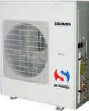 m Visinska razlika Maks m Dimenzije (š x v x d) mm Netto Težina kg Raspon radne temperature Hlađenje C Grijanje C MS-E18AI MS-E24AI MS-E28AI MS-E36AI MC-E42AI 5,6(2,5-6,7)/5,0(2,1-6,2)/