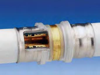 Univerzálny systém rozvodov gabotherm H + S Poznámka kyslíková bariéra Všetky rúrky gabotherm s kyslíkovou bariérou majú zásadne kyslíkovú bariéru zodpovedajúcu DIN 4726.