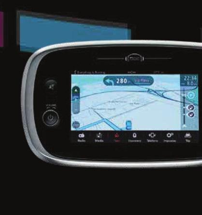 Υπηρεσίες Uconnect LIVE (TuneIn, Reuters, Twitter, Facebook, Deezer, my:car e eco:drive) και δύο πρόσθετα ηχεία.