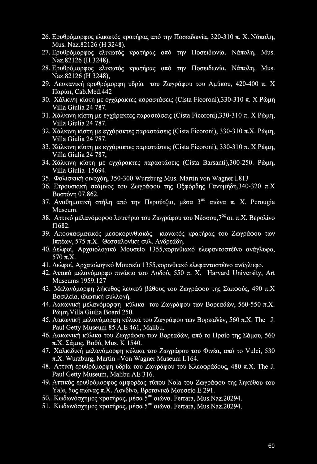 Χάλκινη κίστη με εγχάρακτες παραστάσεις (Cista Ficoroni),330-310 π. X Ρώμη Villa Giulia 24 787. 31. Χάλκινη κίστη με εγχάρακτες παραστάσεις (Cista Ficoroni),330-310 π. X Ρώμη, Villa Giulia 24 787. 32.