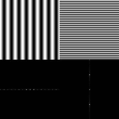 Μετασχηματισμός Fourier - Εικόνα Εικόνα = 2D σήμα (!), ο Fourier ισχύει και για εικόνες!