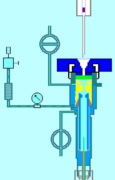 5.1. Plinska kromatografija Mikrolitarska staklena injekcija INJEKTOR Plin nositelj Septum prevodi hlapljive sastojke uzorka u plinovito