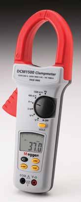 Klieštové multimetre Kliešťový multimeter do 1 500 A ef DCM1500 Vidlicový multimeter do 200 A AC DCM330 Meranie DC a AC prúdu až do 1 500 A Vyššia presnosť vďaka meraniu skutočnej efektívnej hodnoty