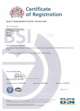O firme doplnkové informácie O zavedenom integrovanom systéme riadenia kvalitou a životným prostredím zhodným s normami ISO 9001 A ISO 14001 v našej firme svedčia certifikáty pridelené