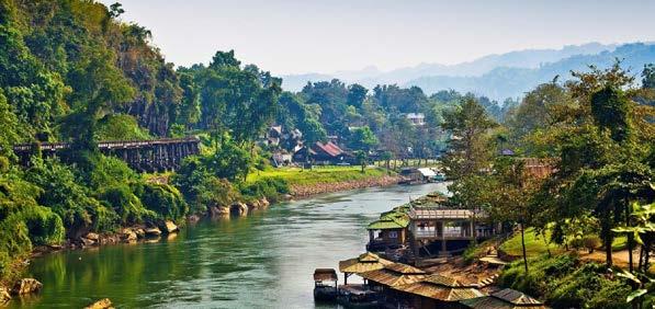 KANCHANAMBURI & RIVER KWAI ΚΑΤΣΙΑΝΑ- ΜΠΟΥΡΙ ΚΑΙ ΠΟΤΑΜΟΣ ΚΒΑΪ Έναρξη: 09:00 Διάρκεια: 7-8 ώρες Πρόγευμα και η ολοήμερη εκδρομή ξεκινάει στις διάσημες πλωτές αγορές της υπέροχης επαρχίας Κατσαναμπουρί.