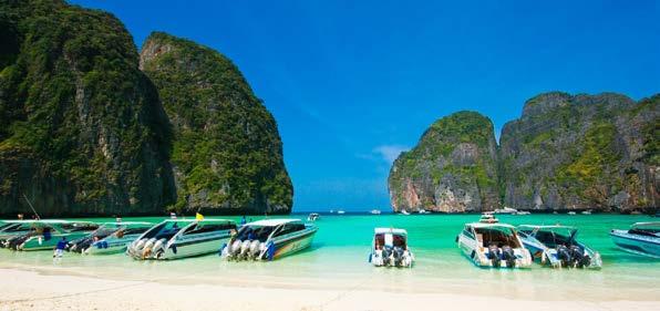 TOP RECCOM- ENDED PHI PHI ISLANDS BY SPEED BOAT ΤΑΞΙΔΙ ΣΤΑ ΝΗΣΙΑ ΠΙ - ΠΙ Έναρξη: 08:30 Διάρκεια: 9 ώρες Εξερευνήστε τα διάσημα νησιά Phi Phi Lei και Phi Phi Don σε μια εκδρομή με το ταχύπλοο.