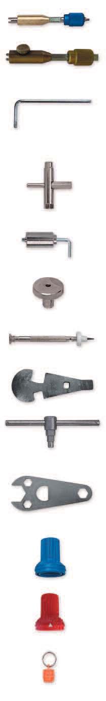 HERZ - Kľúče a náradie Príslušenstvo k ventilom pre vykurovacie telesá HERZ - Nastavovací kľúč s modrou rúčkou, pre štandardné * 6600 00 3,63 6,36 typy ventilov HERZ-AS.