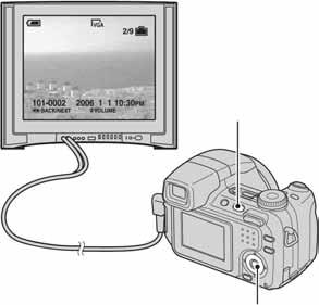 Tipka # 1 Na audio/video ulaze A/V kabel B Na priključak A/V OUT Ako vaš TV prijemnik ima stereo ulaze, spojite audio priključak (crni) A/V kabela na lijevi audio priključak.