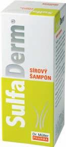 SulfaDerm Mydlo a šampón s obsahom síry sú tradičné prostriedky vhodné na nadmerne sa mastiacu pokožku.