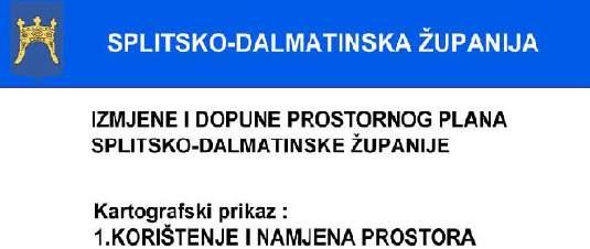 Isječak iz Prostornog plana Splitsko-dalmatinske županije: Korištenje i namjena prostora Prostorni plan uređenja Grada Trogira (Službeni glasnik Grada