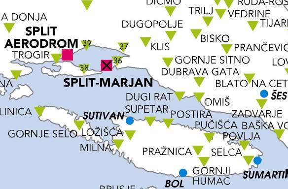 se zadržava. Trogir ima visoku insolaciju koja je iznosi više od 2630 sati godišnje i dnevnim prosjekom 7,2 sati.