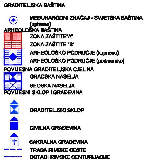 hr) utvrđeno je da se u široj okolici predmetnog zahvata nalazi veliki broj kulturnih dobara, ali s obzirom da