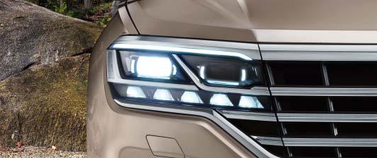 Light LED-Matrix με δυναμική ρύθμιση μεγάλης σκάλας φώτων «Dynamic Light Assist» φωτίζουν τον δρόμο σας πιο λαμπερά και πιο μακριά, χωρίς να ενοχλούν άλλους συμμετέχοντες στην κυκλοφορία.