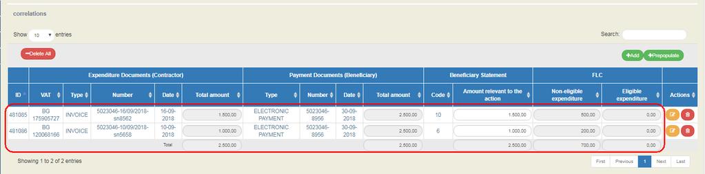 Εμφανίζεται προειδοποιητικό μήνυμα (2), επιλέγει «Ναι» (3) και η κατάσταση του δελτίου αλλάζει σε «Υπό επεξεργασία» (4). 1.2.1 Δελτίο χωρίς αποκλείσεις 1.