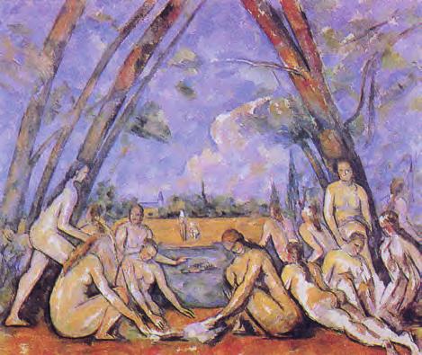 ΚΕΦΑΛΑΙΟ Ζ Πολ Σεζάν (Paul Cezanne, 1839-1906), «Οι μεγάλες λουόμενες», 1898-1900, 2,49X2,08 μ., Μουσείο Καλών Τεχνών, Φιλαδέλφεια.